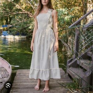 Christy Dawn ‘The Claire’ dress in Smoke Stripe